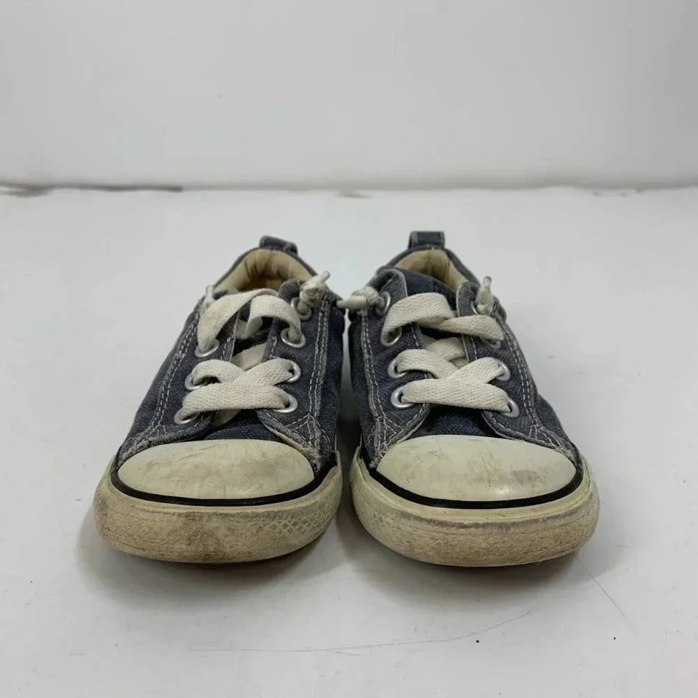 Converse Kids All Star Gray Cushioned 730316F Pull On Low Top‎ Shoe Size 10
